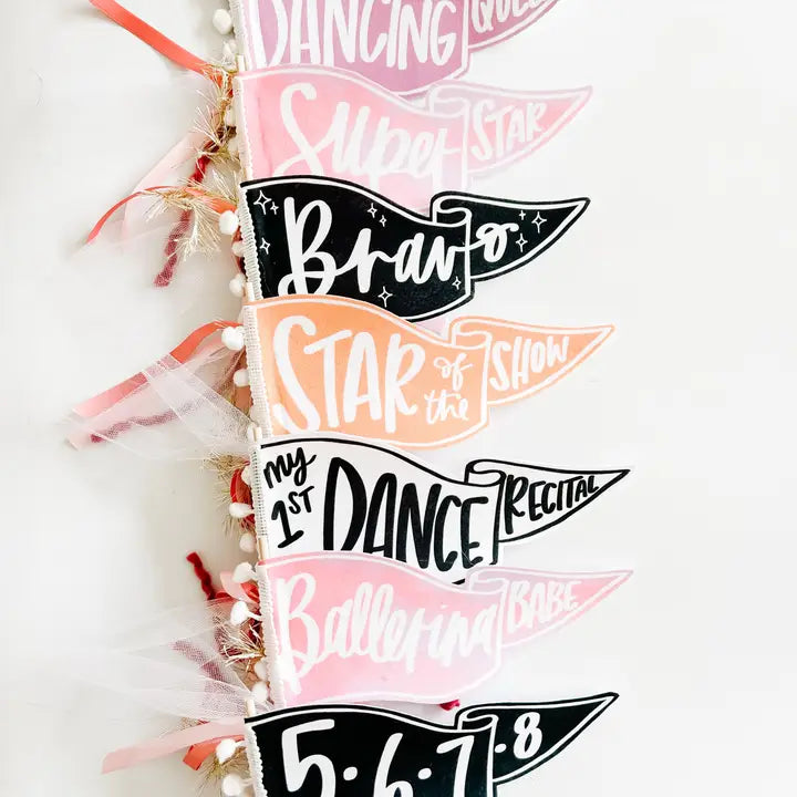 Dance Recital Pennant Flag