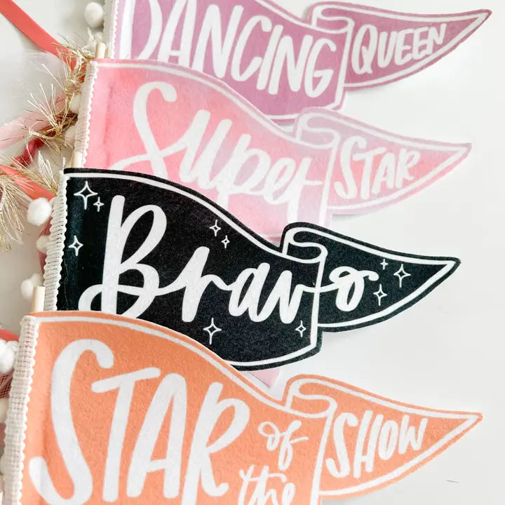 Dance Recital Pennant Flag