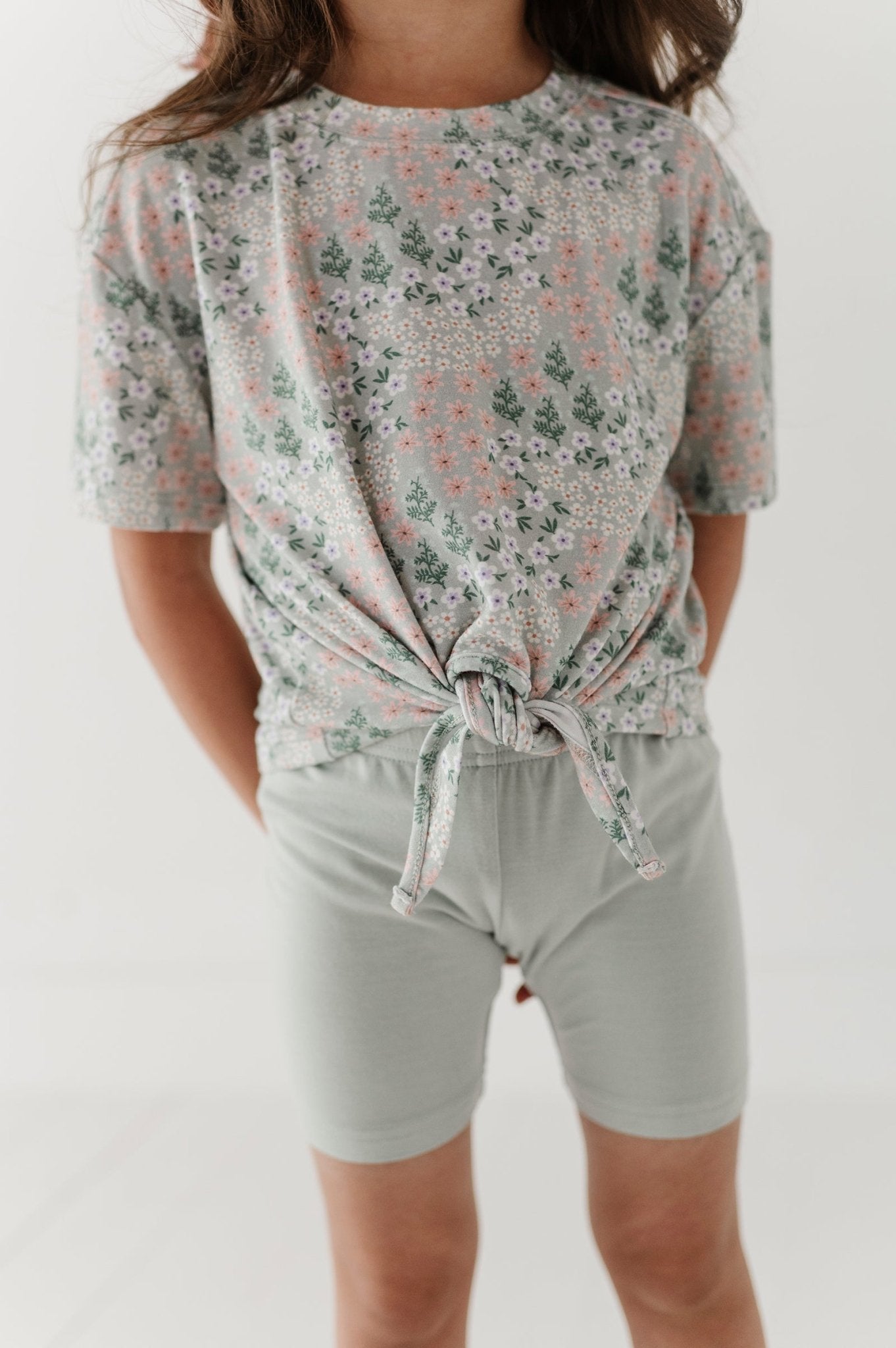 Girl's Tie Front Shirt