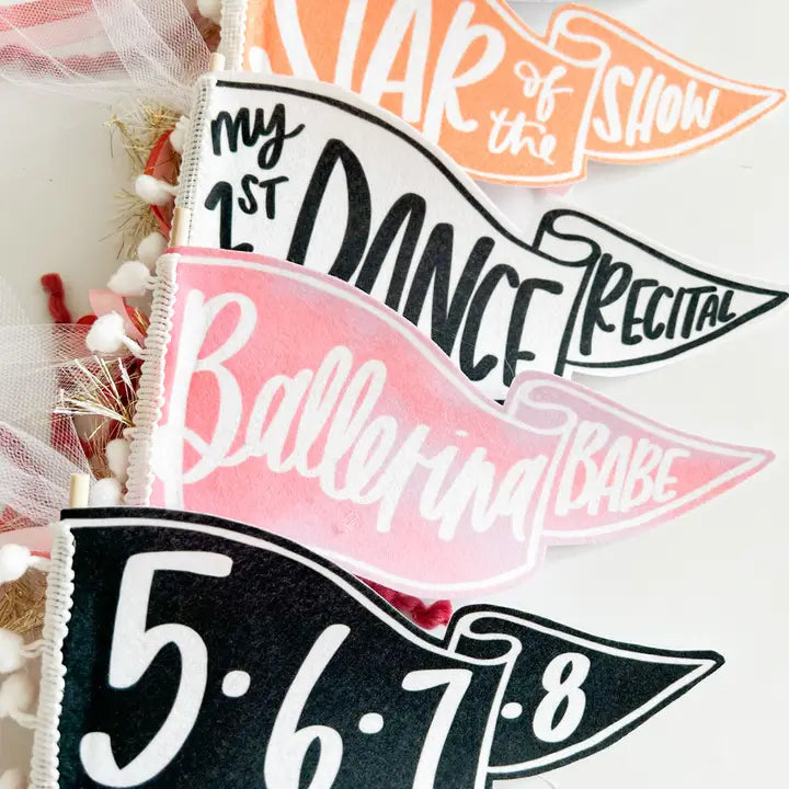 Dance Recital Pennant Flag