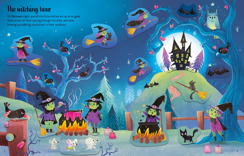 First Sticker Book Halloween : Usborne