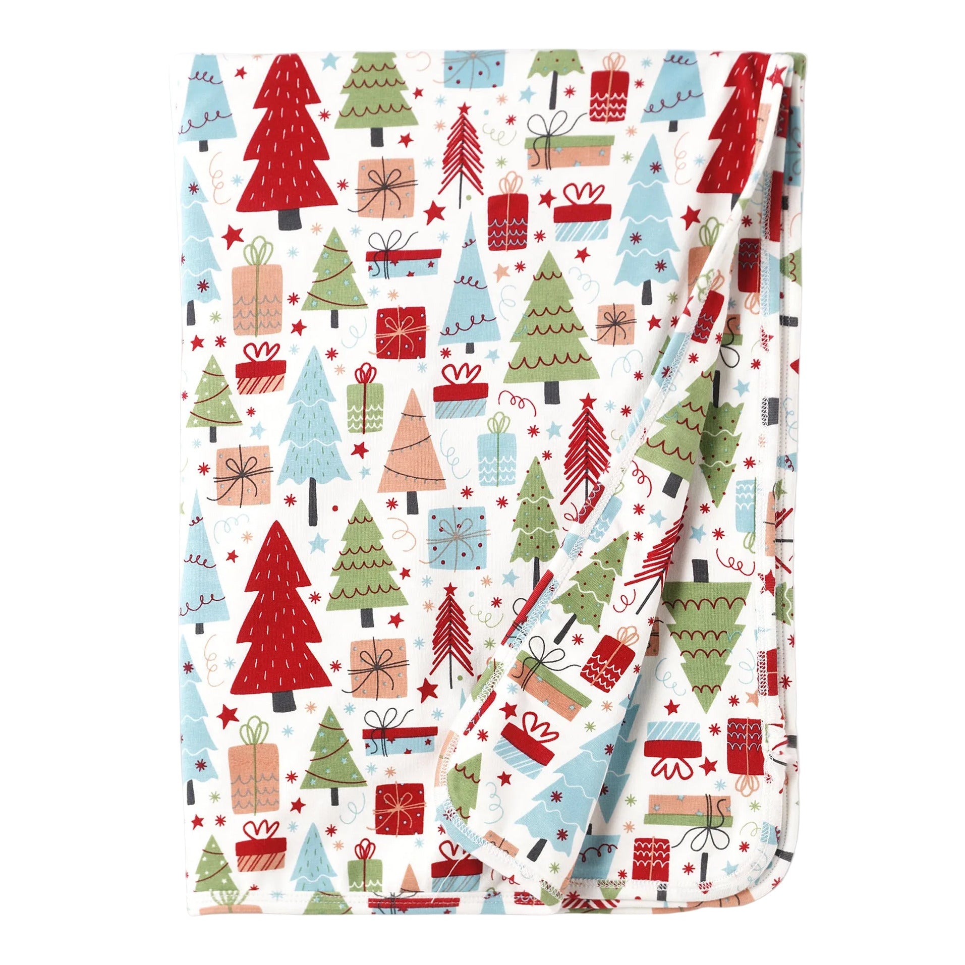 Christmas Merry Baby Bamboo Soft Stroller Blanket