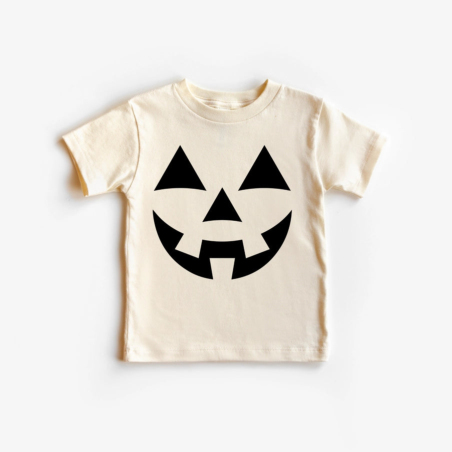 Jack O Lantern Face Halloween Toddler and Youth T-Shirt