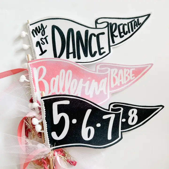 Dance Recital Pennant Flag