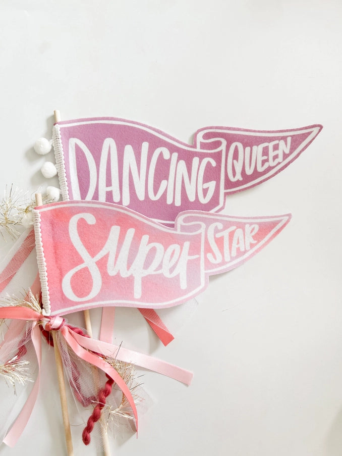 Dance Recital Pennant Flag