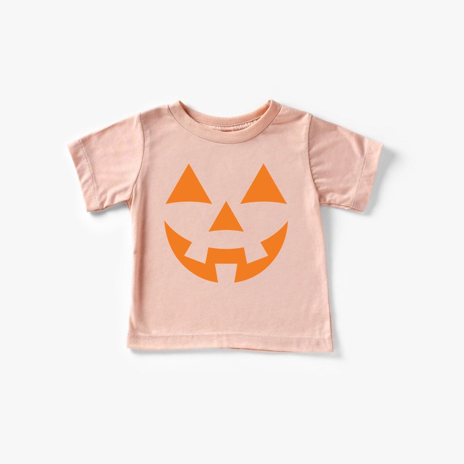Jack O Lantern Face Halloween Toddler and Youth T-Shirt