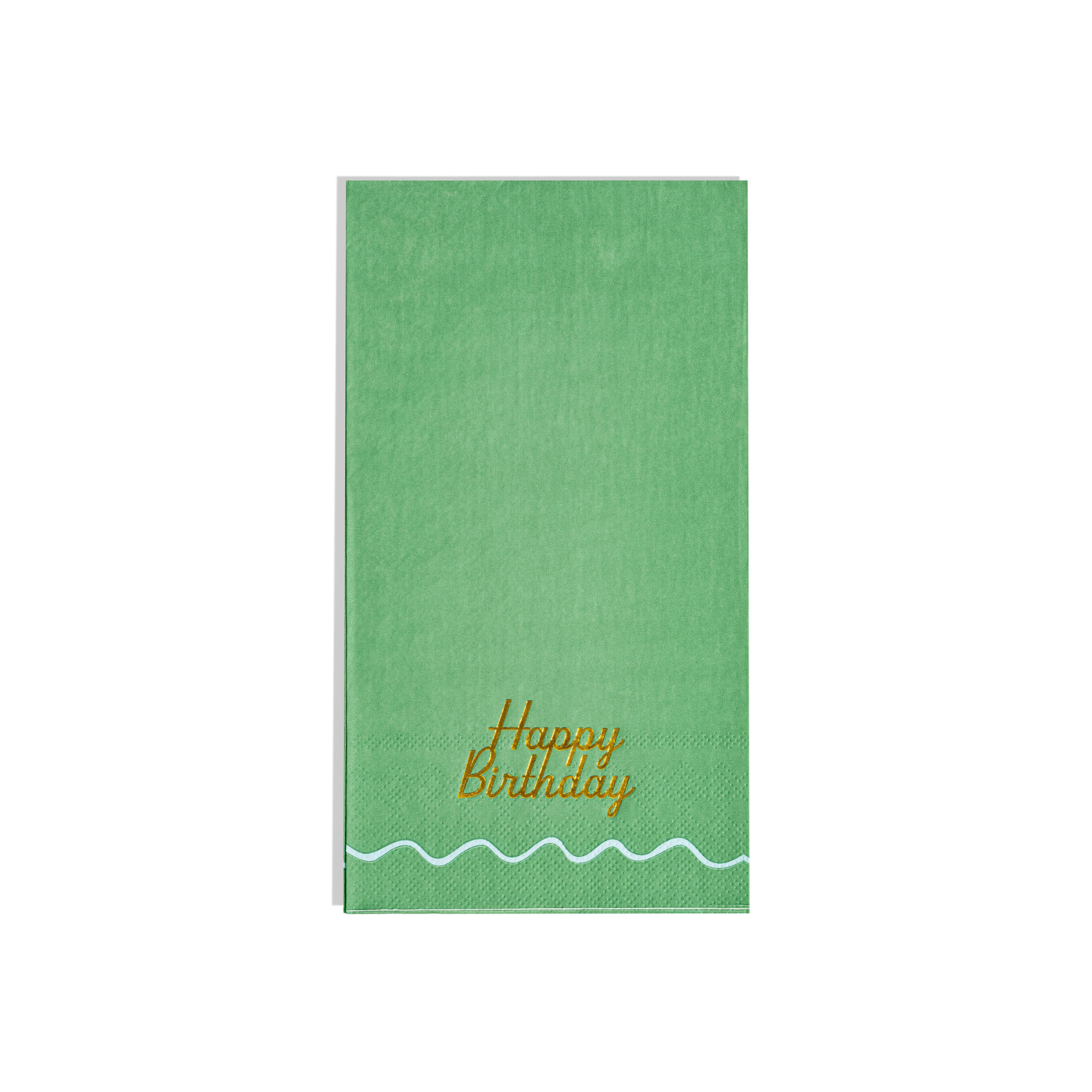 Blue & Green Birthday Guest Napkins