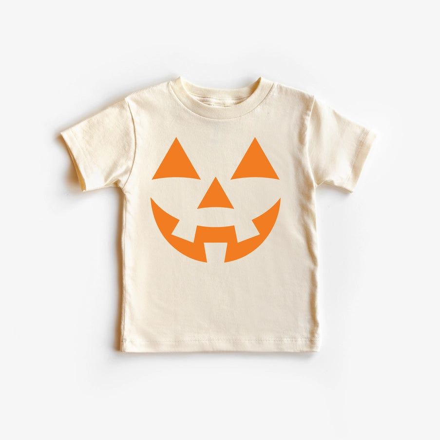 Jack O Lantern Face Halloween Toddler and Youth T-Shirt
