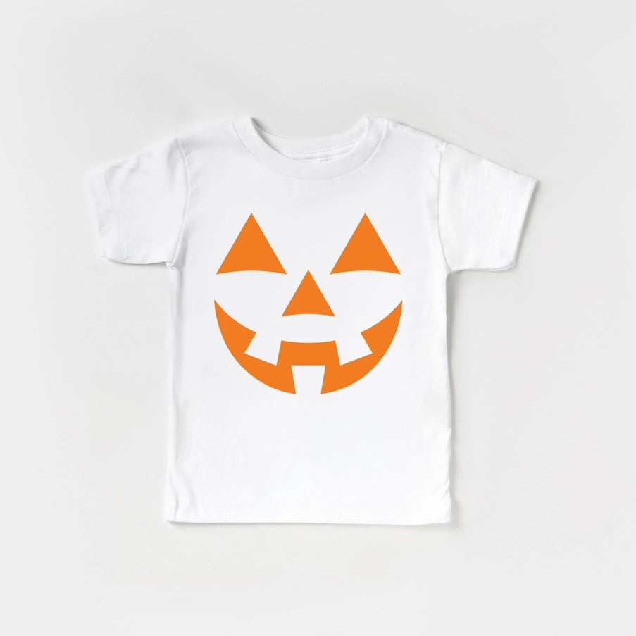 Jack O Lantern Face Halloween Toddler and Youth T-Shirt
