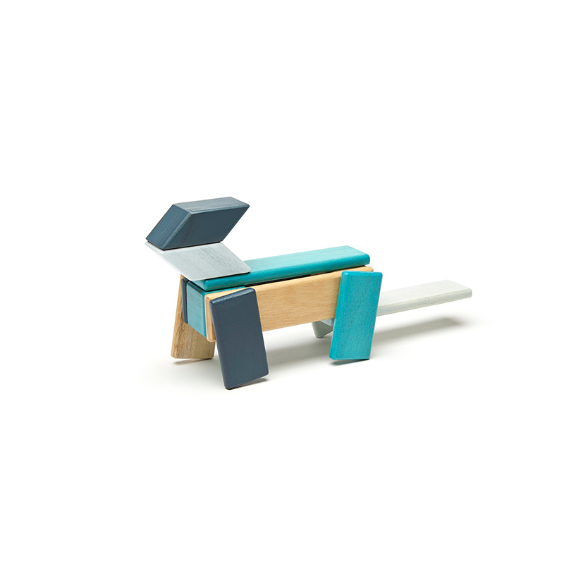 14-Piece Set <br>Magnetic Wooden Blocks <br>Tegu Classics