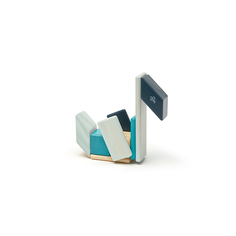 14-Piece Set <br>Magnetic Wooden Blocks <br>Tegu Classics