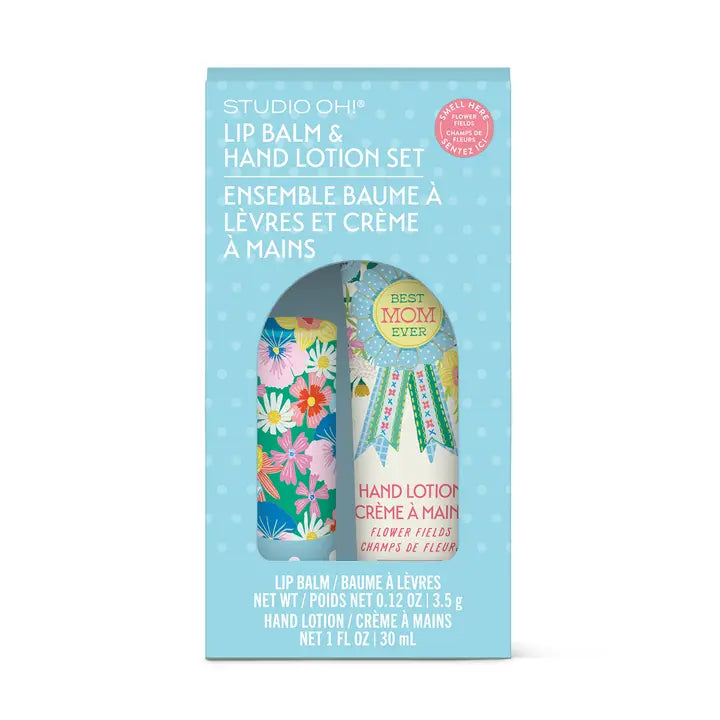 Best Mom Ever Award Lip Balm & Lotion Set