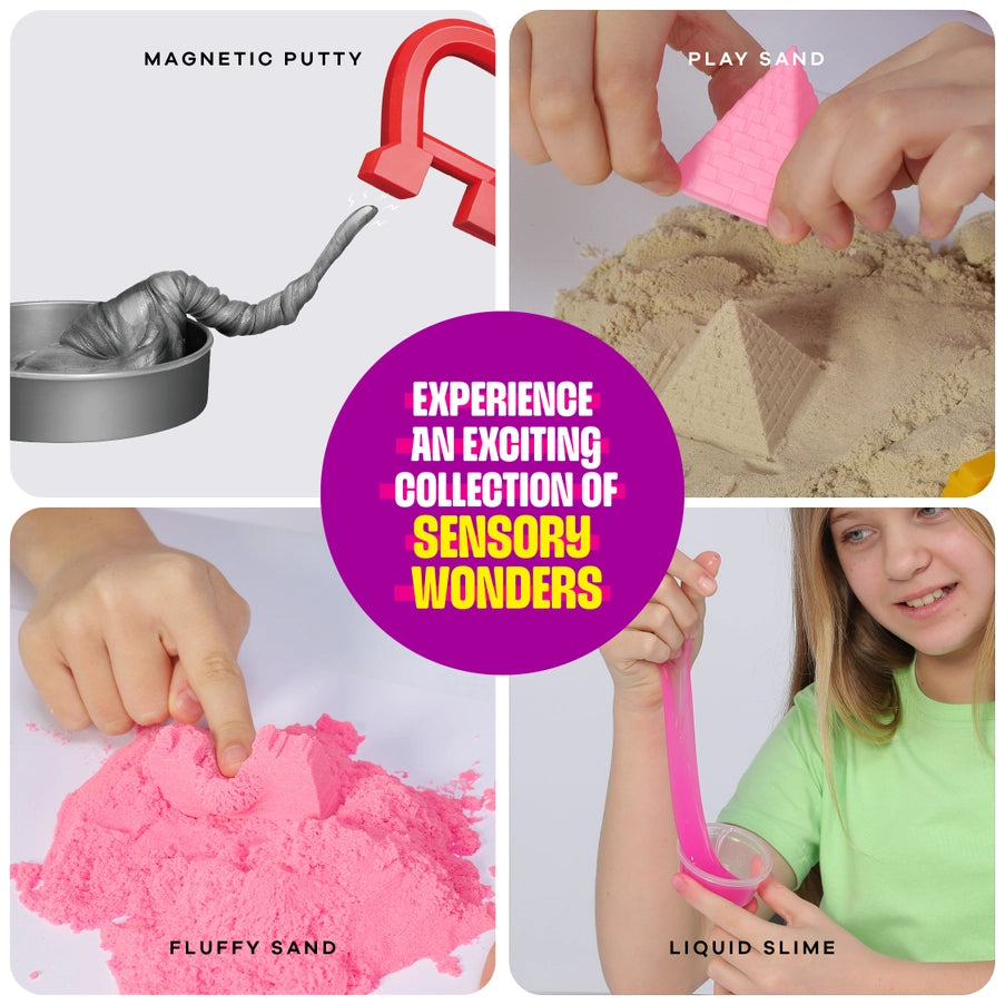 Slime, Putty & Sand Sensory Science Kit - Slime For Kids