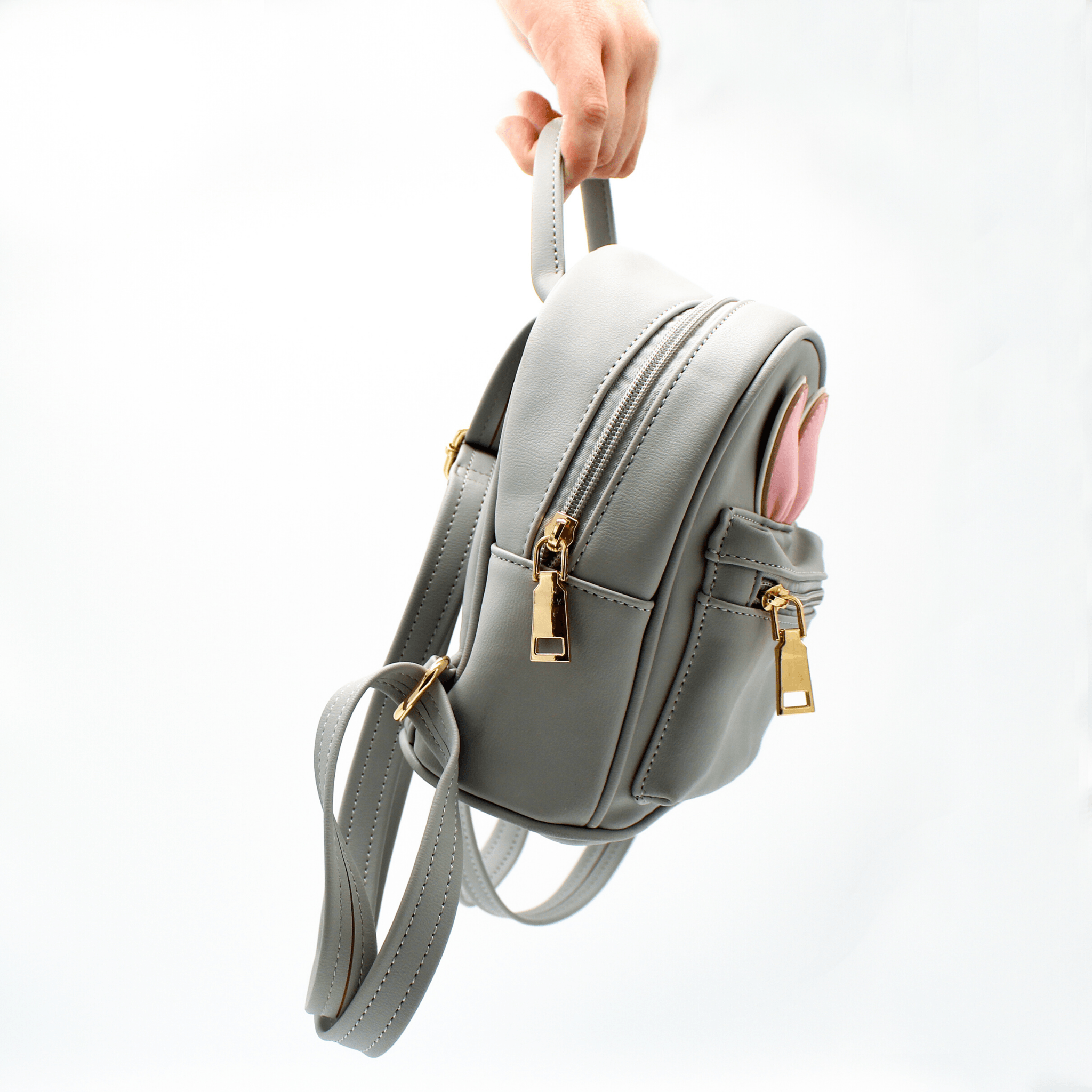 The Sleepy Panda Buddy - Vegan Leather Ultra-Mini Backpack