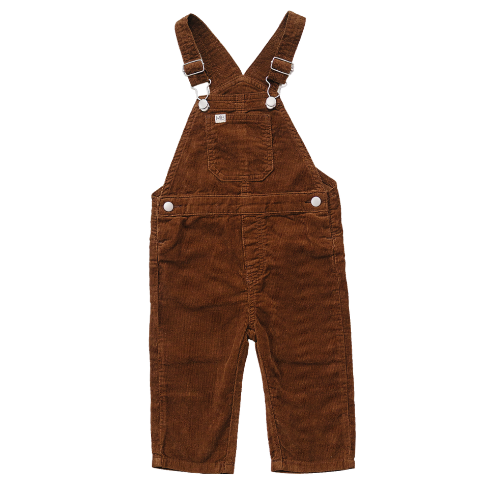 Brown Corduroy Overalls