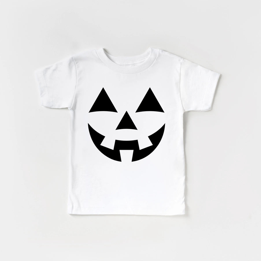Jack O Lantern Face Halloween Toddler and Youth T-Shirt