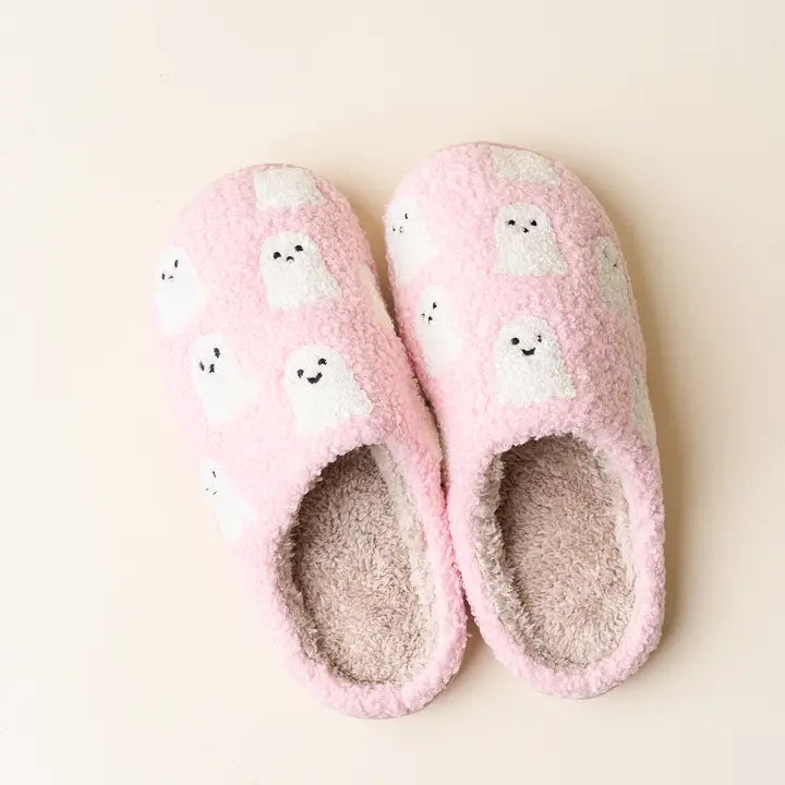 Fuzzy Slippers-Ghosts