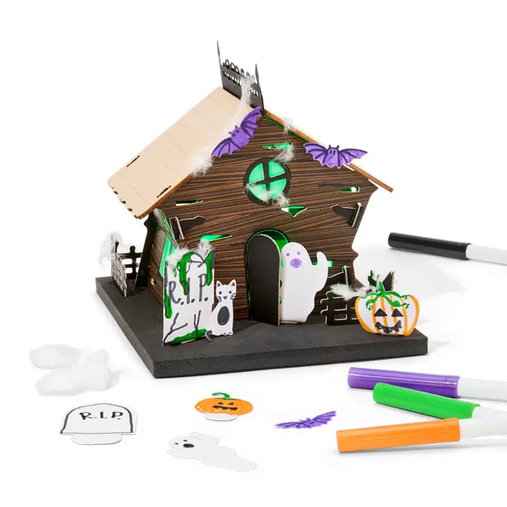 Halloween Light Up Haunted House Science Kit For Kids