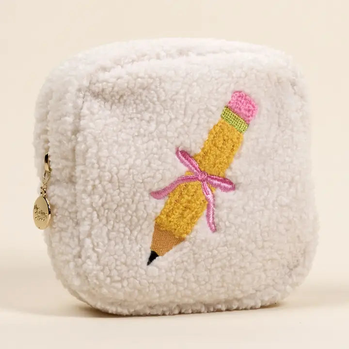 Teddy Pouch–Square Pencil Me in