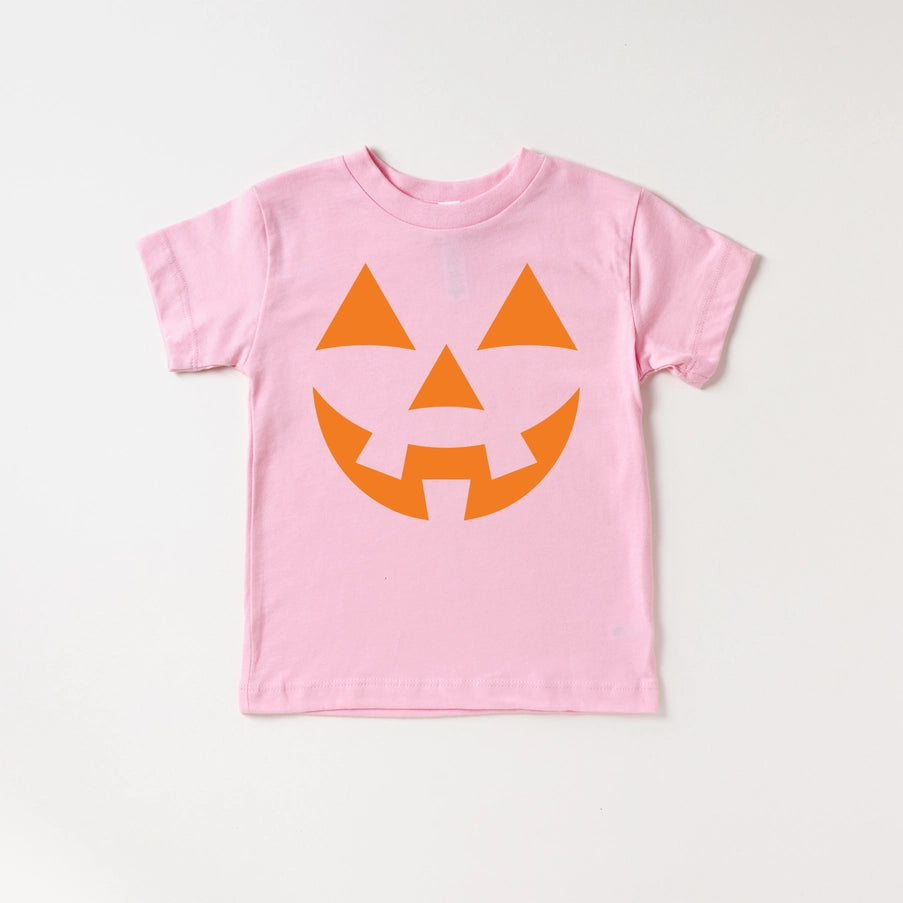 Jack O Lantern Face Halloween Toddler and Youth T-Shirt