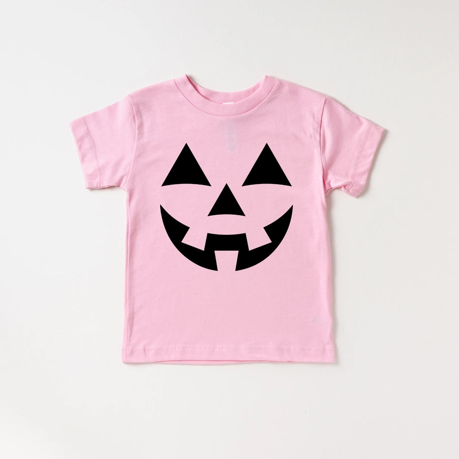 Jack O Lantern Face Halloween Toddler and Youth T-Shirt