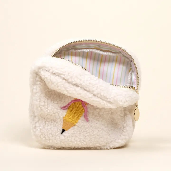 Teddy Pouch–Square Pencil Me in