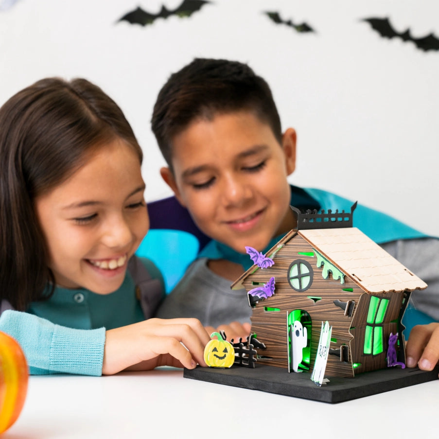 Halloween Light Up Haunted House Science Kit For Kids
