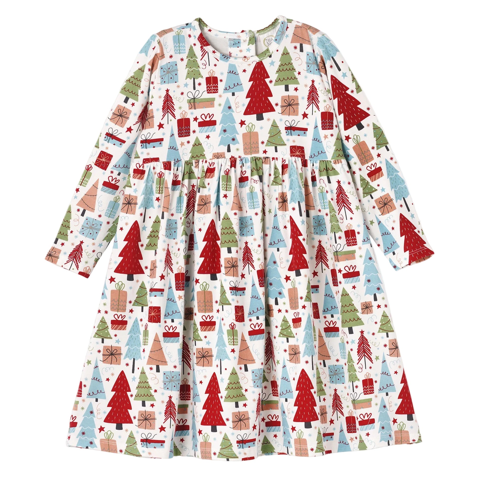Christmas Merry Girl's Soft Bamboo Dress - Sibling Matching