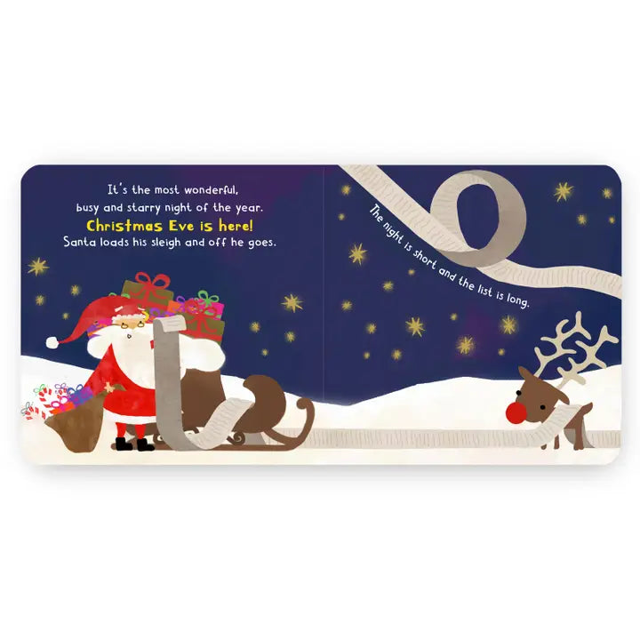 Santa's Busy Christmas | Christmas Board Book For Kids