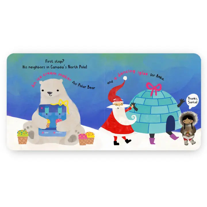 Santa's Busy Christmas | Christmas Board Book For Kids