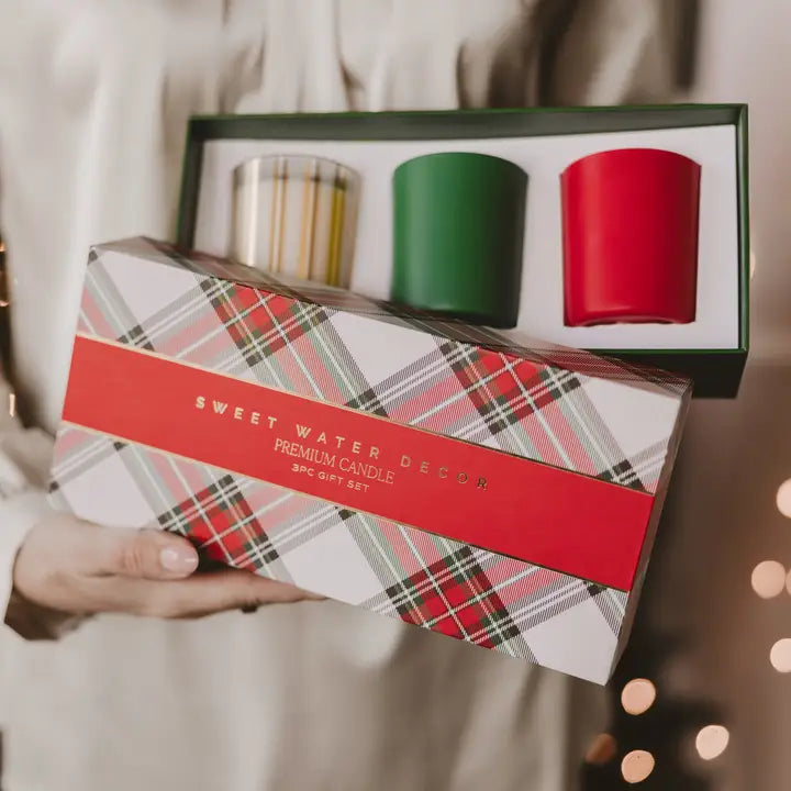 Christmas Candle Gift Box Set - Christmas Decor & Gifts