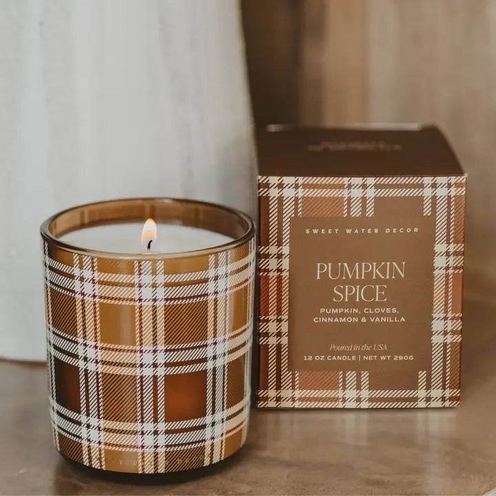 *New* Pumpkin Spice 12 oz Boxed Soy Candle - Fall Decor