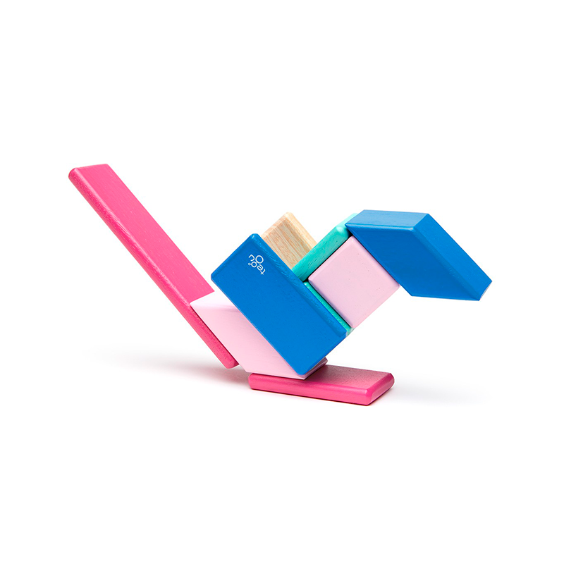 14-Piece Set <br>Magnetic Wooden Blocks <br>Tegu Classics