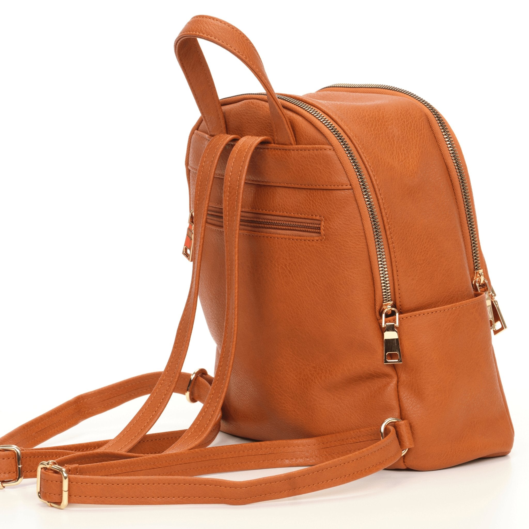 The Sleepy Panda Mini - Vegan Leather Mini Backpack
