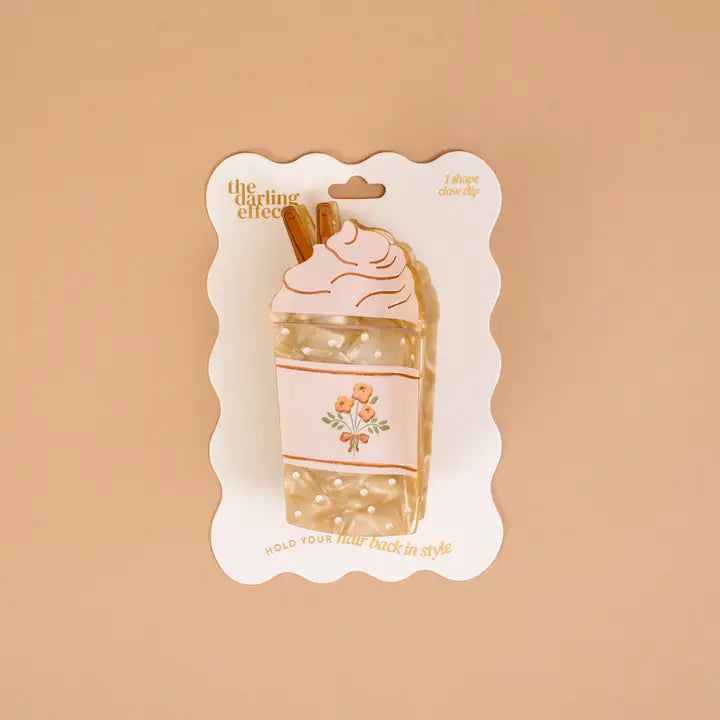 Shape Up Claw Clip-Coffee Run