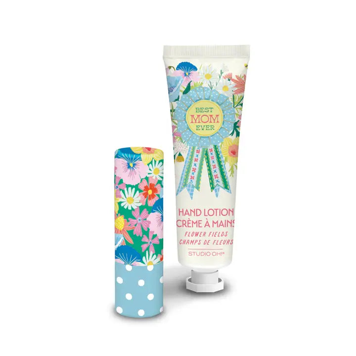 Best Mom Ever Award Lip Balm & Lotion Set