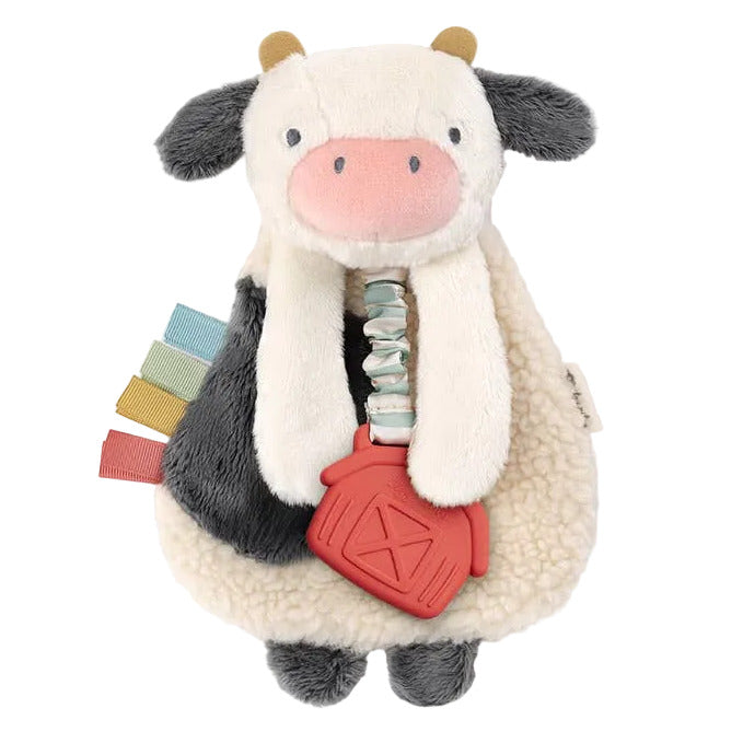 Itzy Lovey™ Plush and Teether Toy - Carmen the Cow