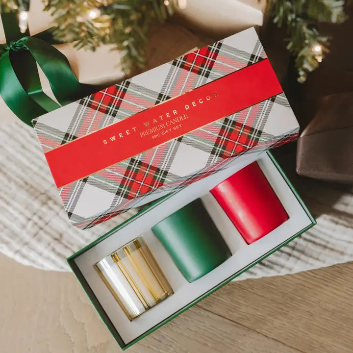 Christmas Candle Gift Box Set - Christmas Decor & Gifts