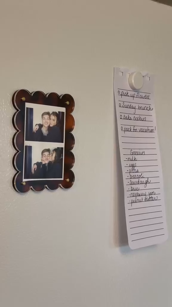 Mini Acrylic Picture Frame Magnet-Trick or Treat