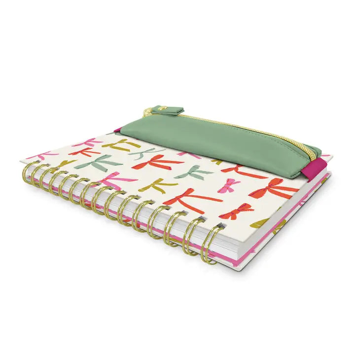 Put A Bow On It Oliver Notebook with Pen Pocket