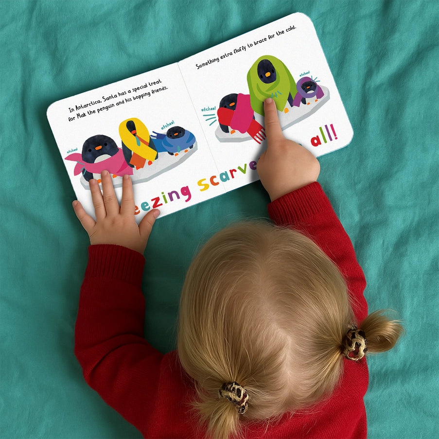 Santa's Busy Christmas | Christmas Board Book For Kids