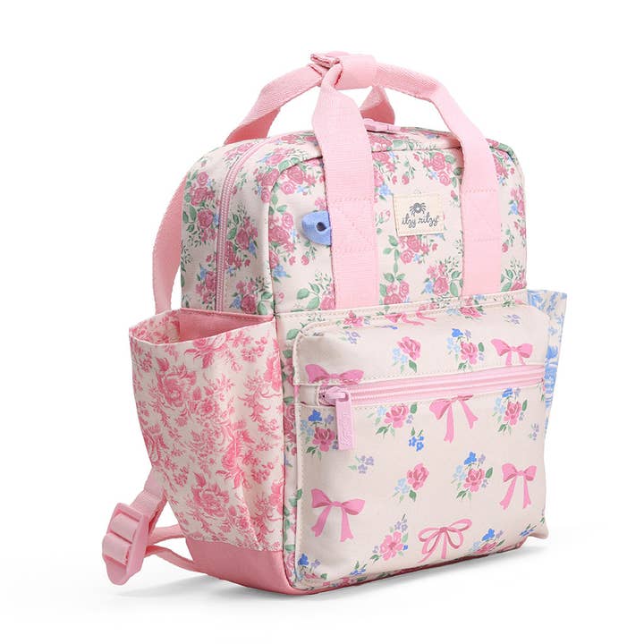 Itzy Bitzy Bag™ Toddler Daycare Backpack - Ribbons + Roses