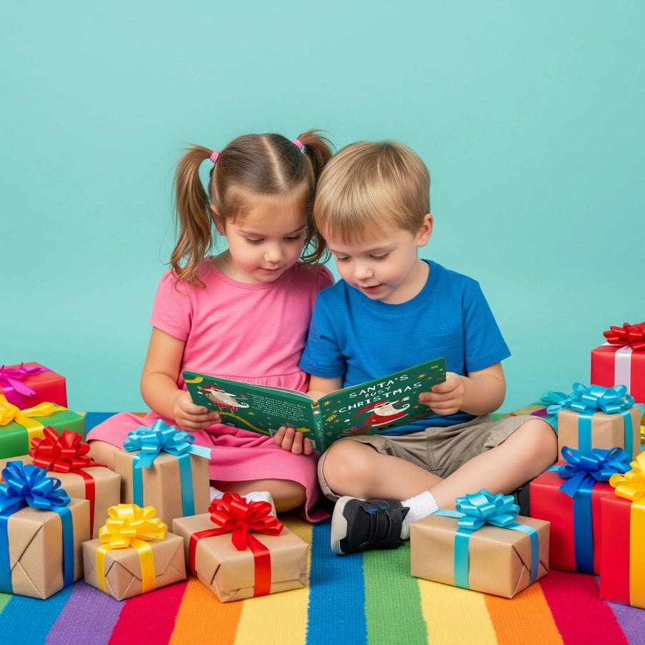 Santa's Busy Christmas | Christmas Board Book For Kids