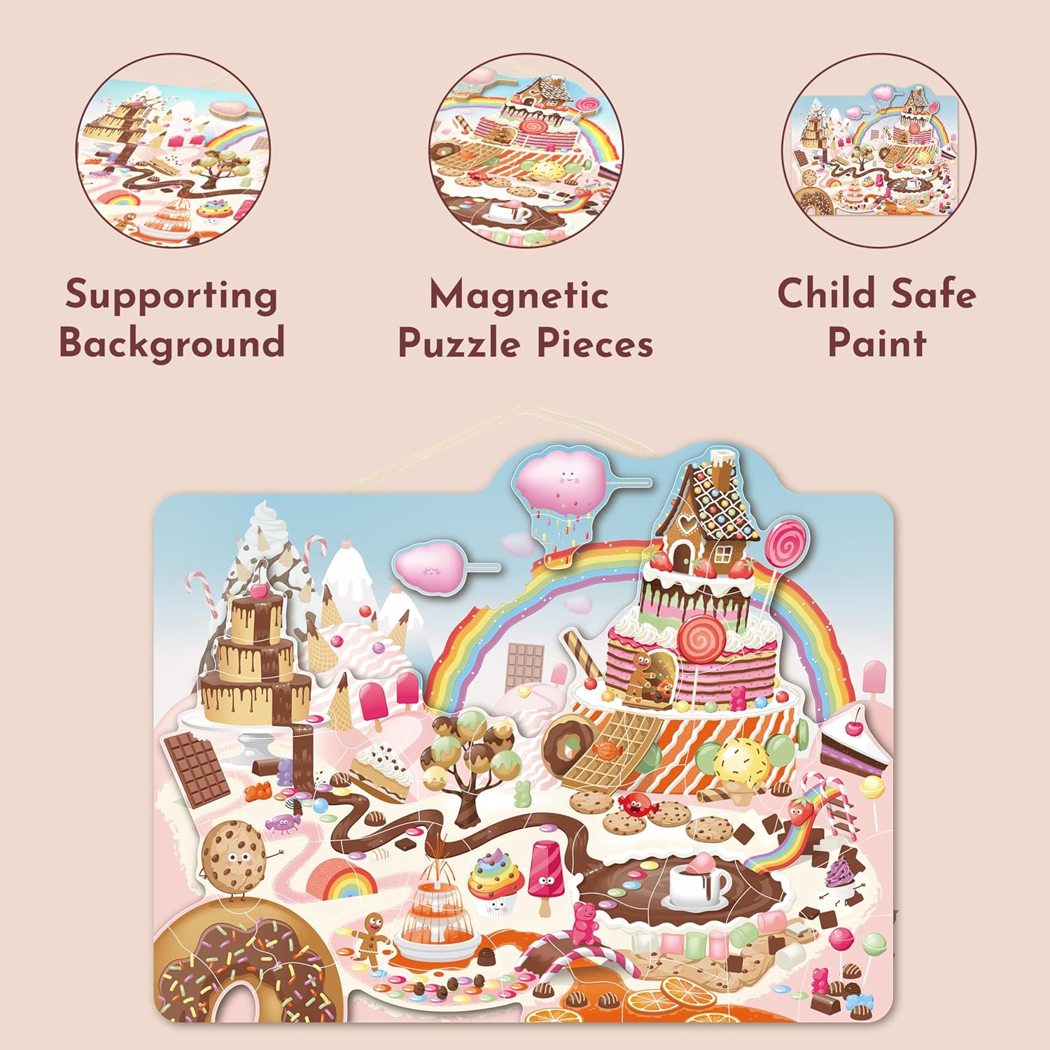 Kids Magnetic Candy Puzzle