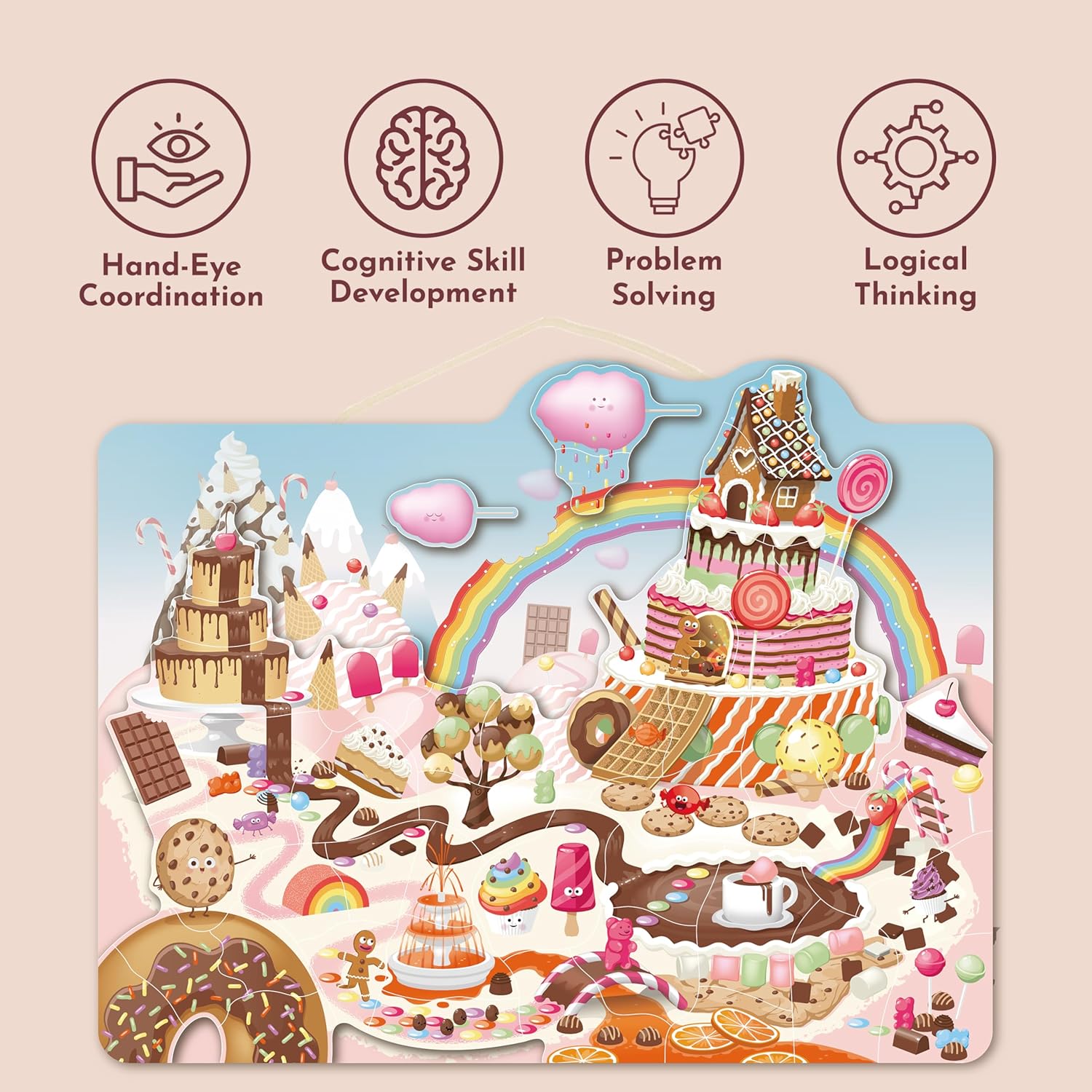 Kids Magnetic Candy Puzzle