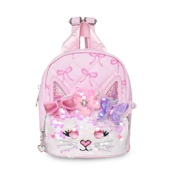 Miss Bella Kitty Micro Mini Backpack with Rhinestones