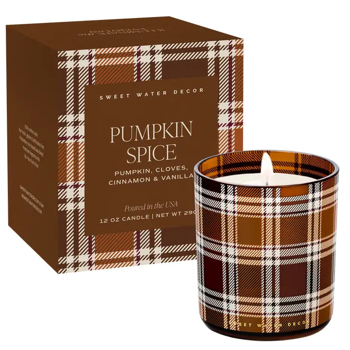 *New* Pumpkin Spice 12 oz Boxed Soy Candle - Fall Decor