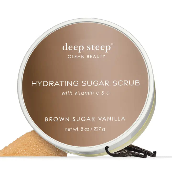 Brown Sugar Vanilla Exfoliating & Smoothing Sugar Scrub 8oz