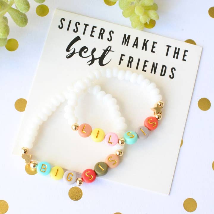 Sisters Bracelet Set - Matching Jewelry, Motherhood Gift