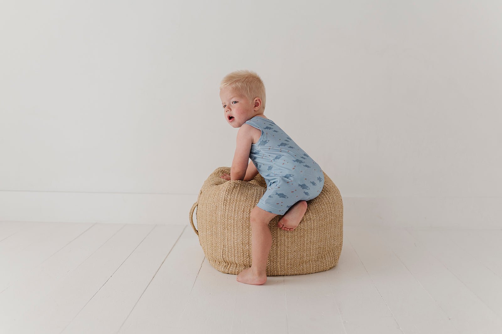 Boy's Sleeveless Romper